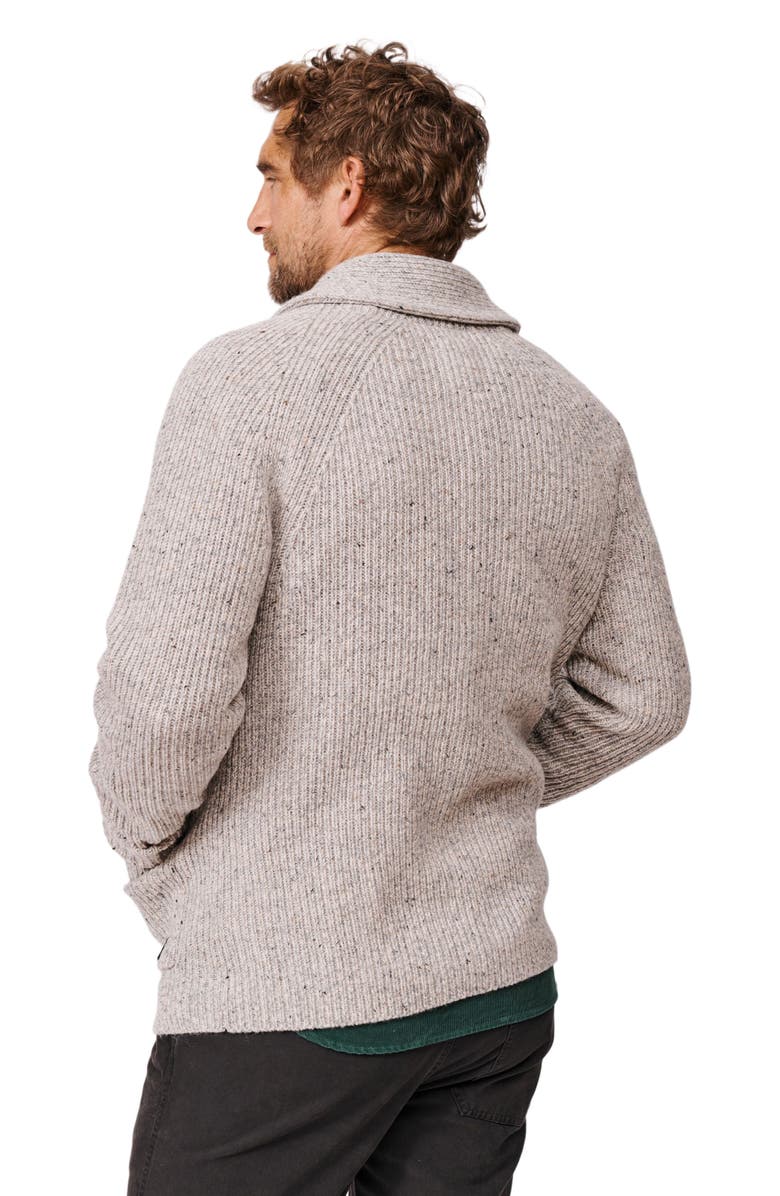 Aubin Studham Shawl Collar Cardigan, Alternate, color, 