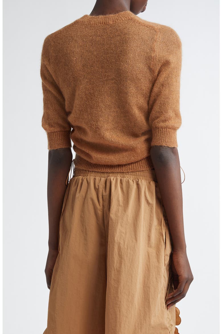 Videl Adjustable Mohair Blend Sweater, Alternate, color, CHESTNUT