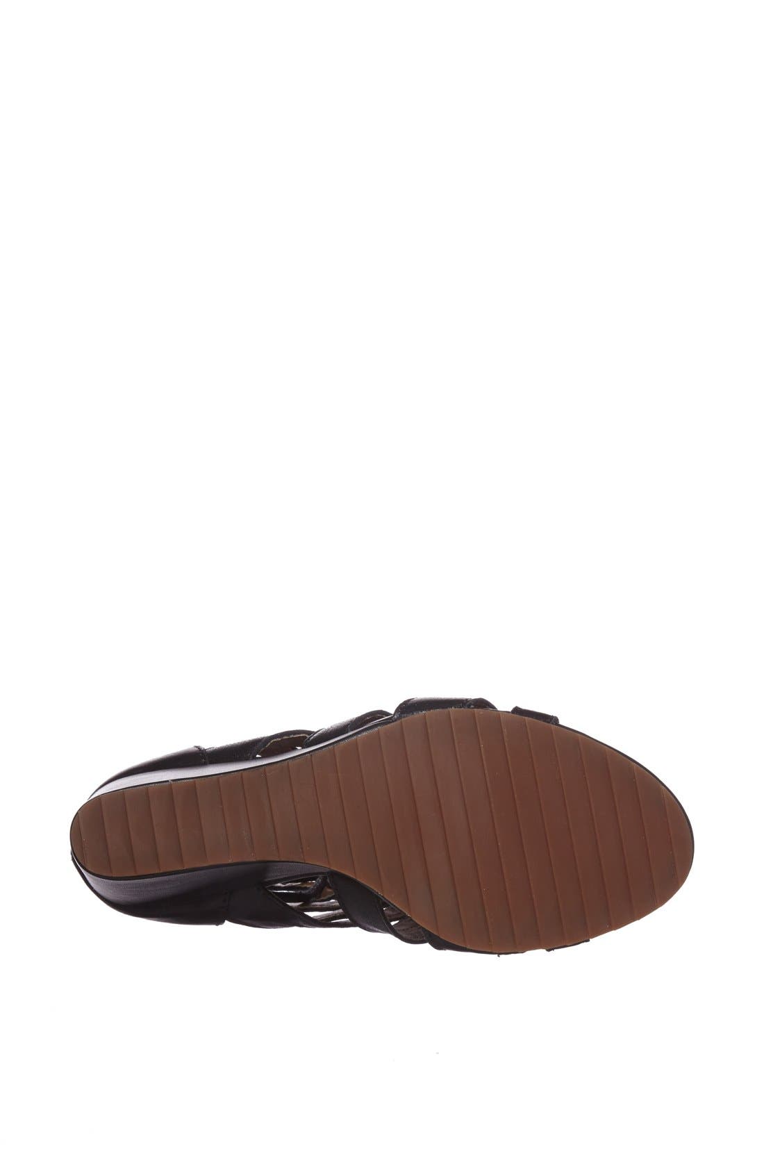 DV by Dolce Vita 'Rhoda' Sandal, Alternate, color, BLACK LEATHER
