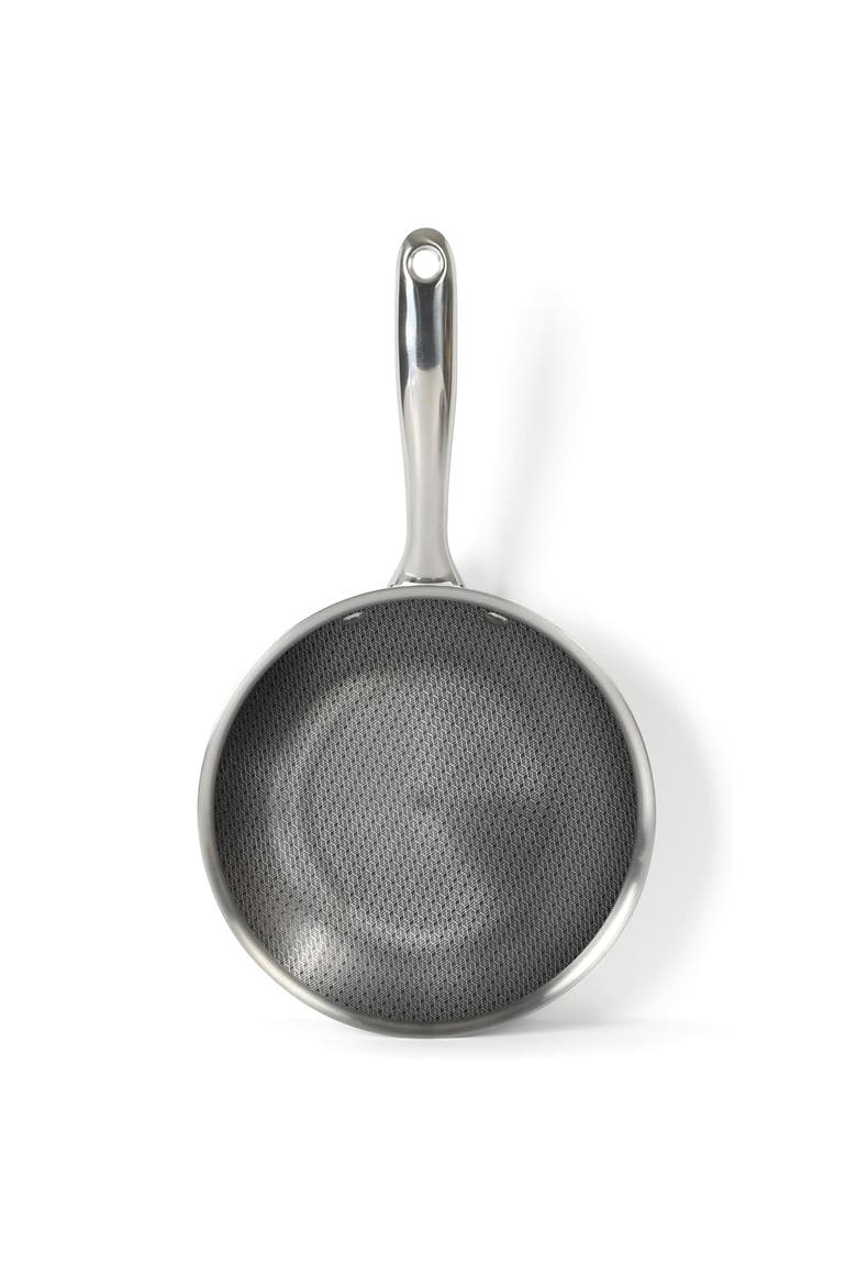 Modessa 8 Inch Nonstick Triply Stainless Steel Frying Pan, Alternate, color, Metallic Silver