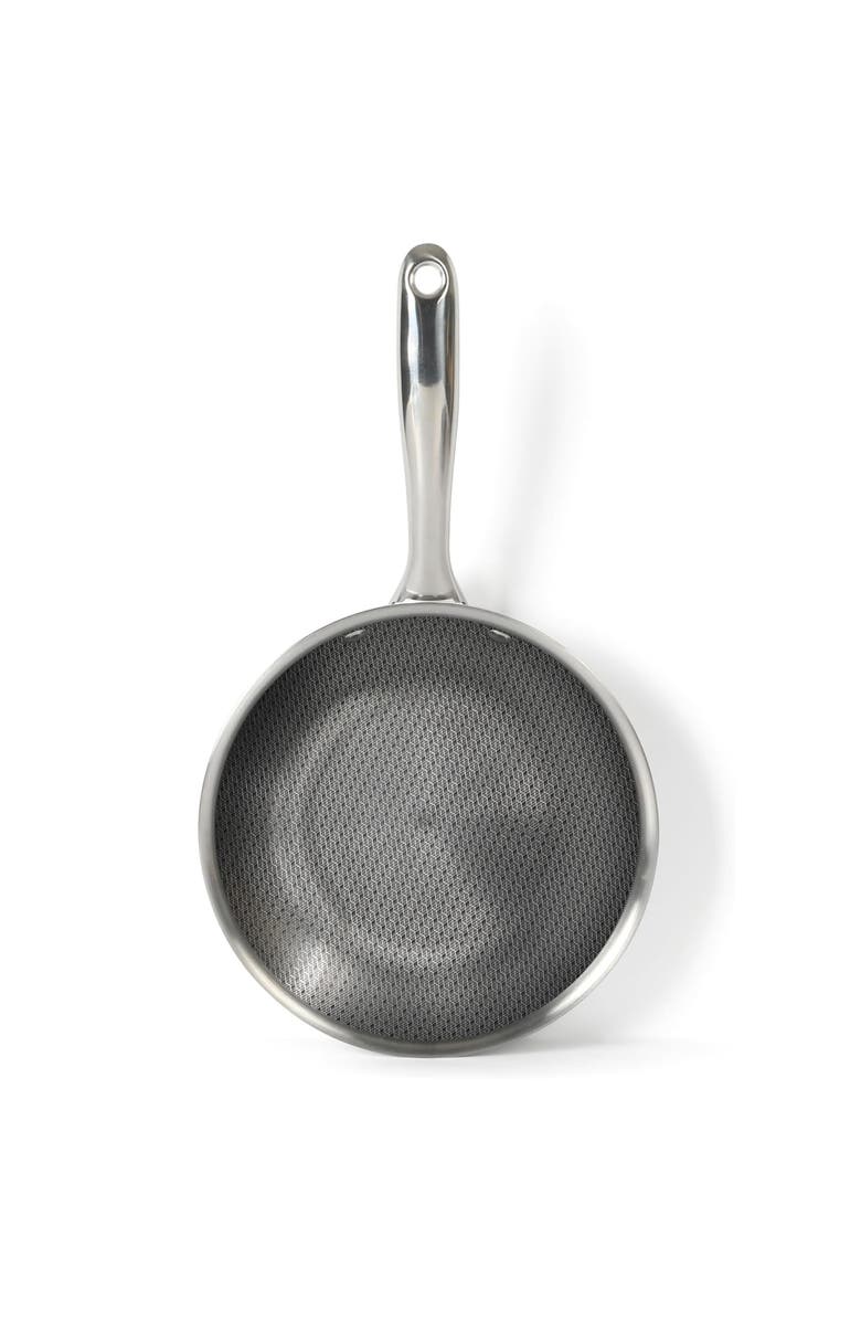 OSTER Modessa 8 Inch Nonstick Triply Stainless Steel Frying Pan, Alternate, color, Metallic Silver