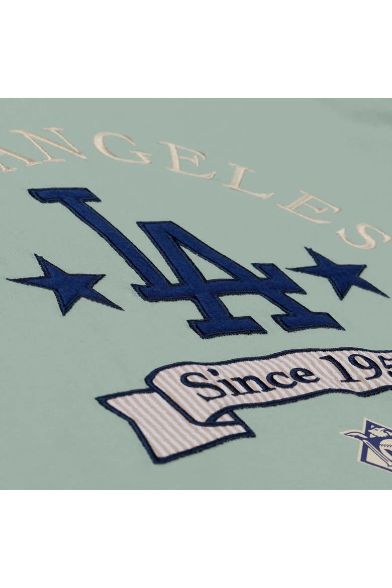 Men's Mitchell & Ness Green Los Angeles Dodgers Yacht Rock T-Shirt, Alternate, color, Green