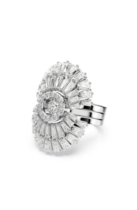 Set of 3 Idyllia Cubic Zirconia Cocktail Rings