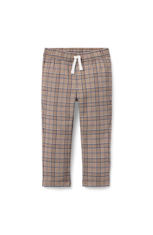 Janie And Jack Plaid Pull-on Pant In Multi