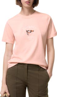 Burberry Check Flag Cotton T-shirt