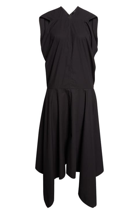 Sybella Handkerchief Hem Cotton Midi Dress