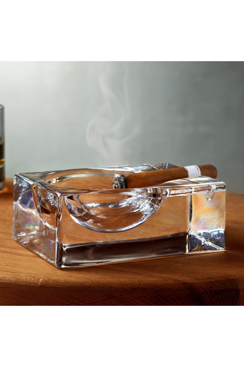 Fumo Cigar Ashtray, Alternate, color, Clear