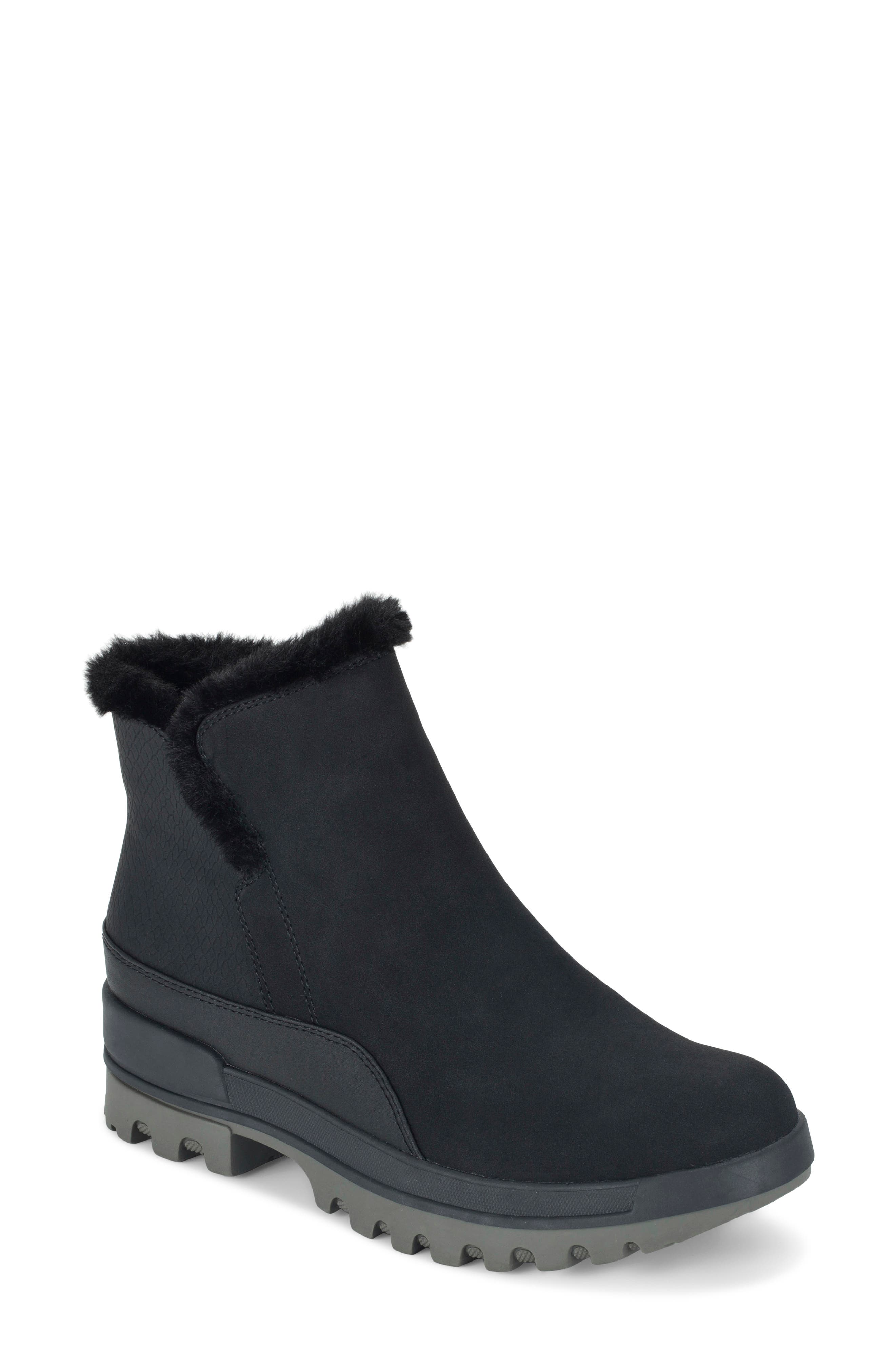 Noemi Cold Weather Bootie, Main, color, BLACK