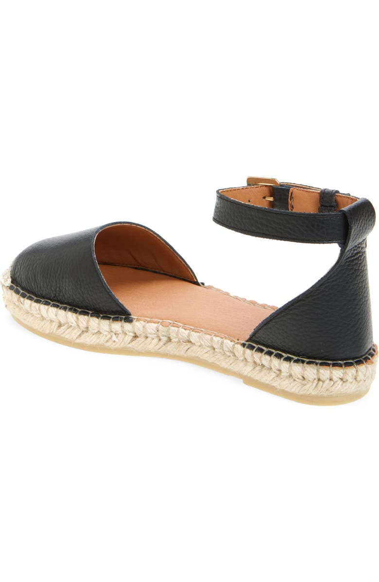 Bruno Magli Sabella Espadrille Sandal, Alternate, color, Black Pebbled
