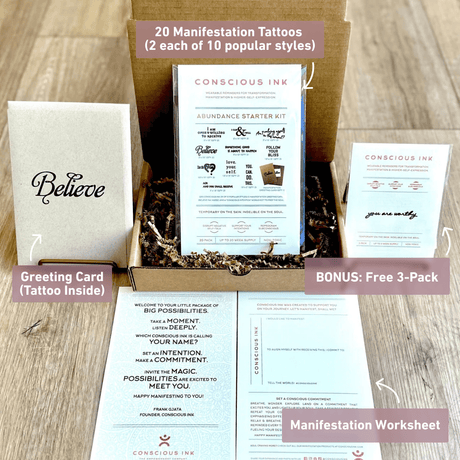 Abundance Conscious Ink Starter Kit in White 