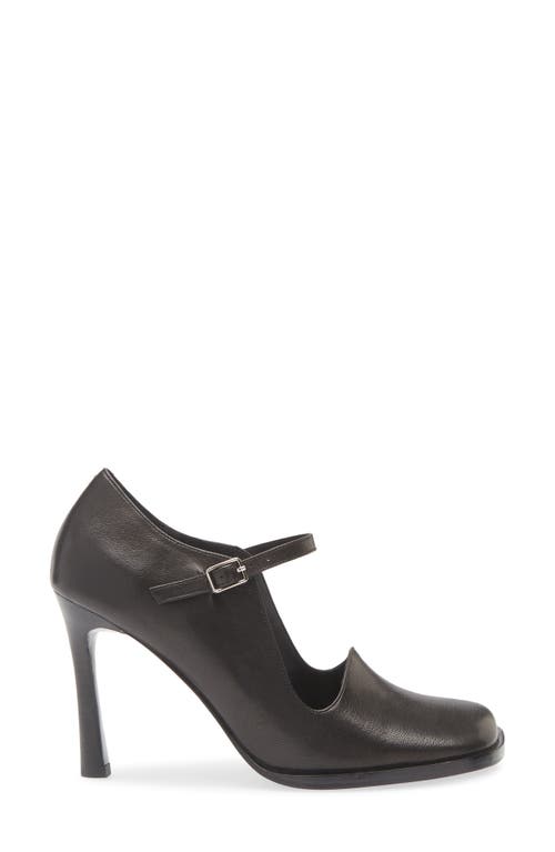 Jeffrey Campbell Moodie Mary Jane Pump In Black