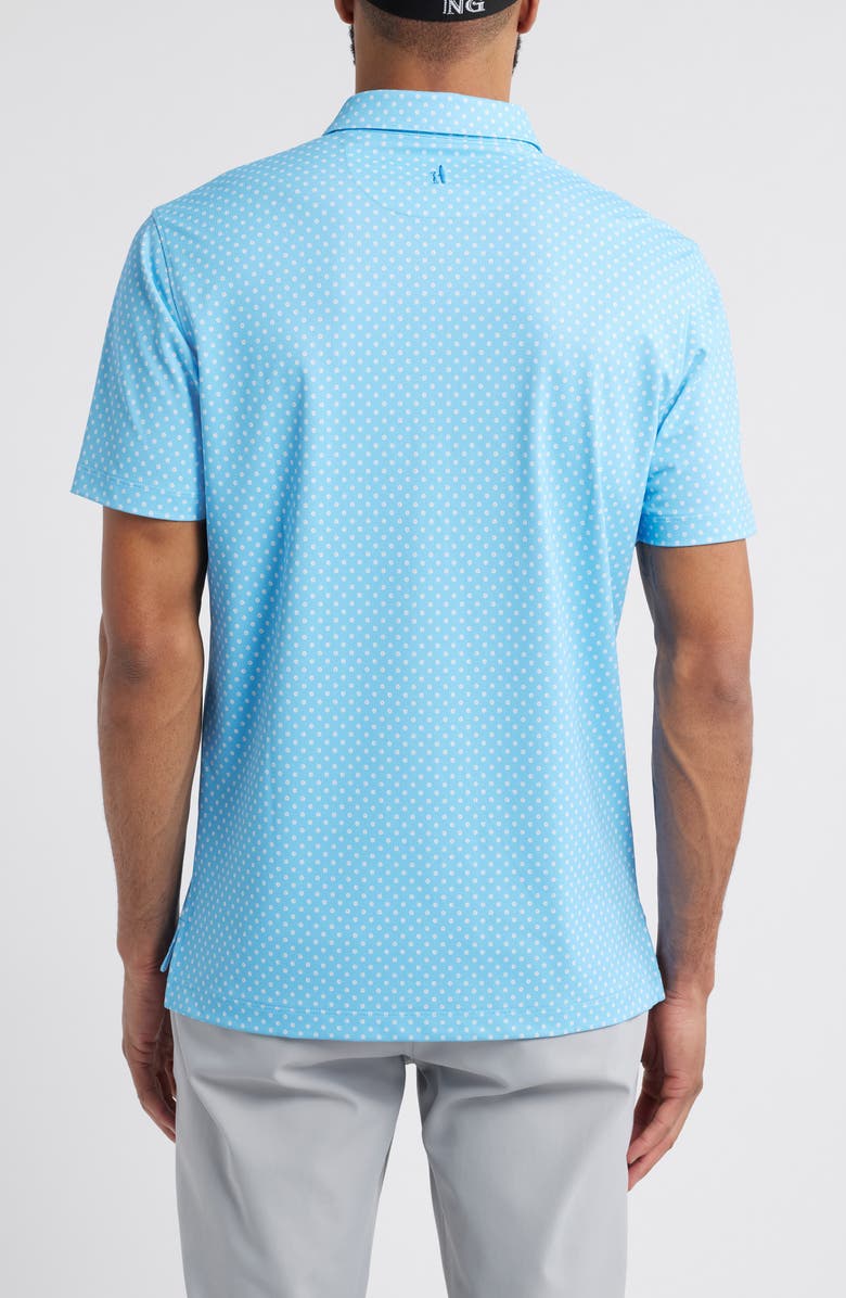 johnnie-O Daisy Neat Floral PREP-FORMANCE Golf Polo, Alternate, color, Maliblu