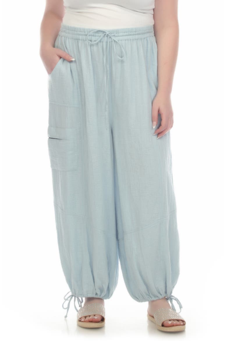 Cotton Parachute Pants, Main, color, CHAMBRAY