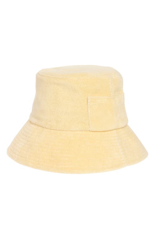 Lack Of Color Wave Cotton Terry Cloth Bucket Hat