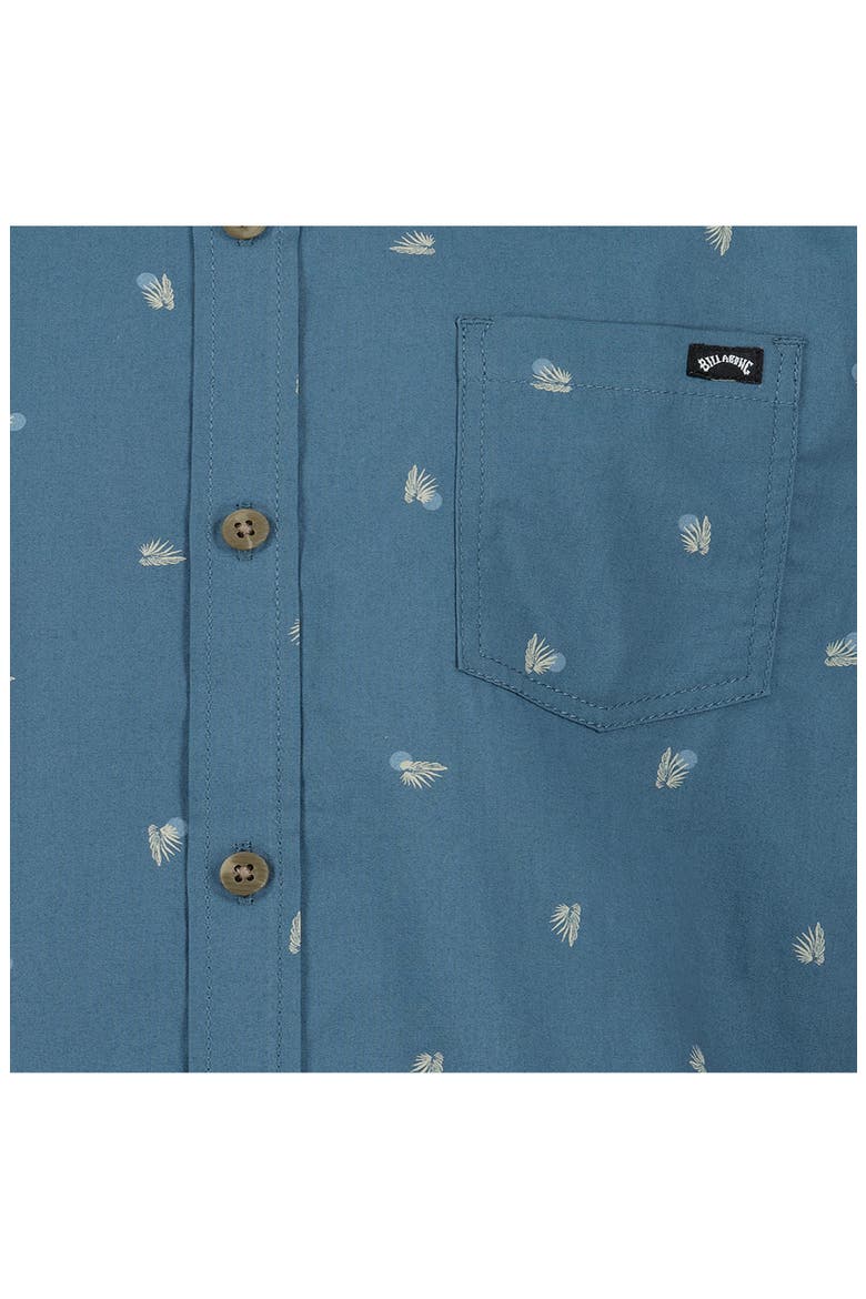 Kids' Sundays Print Short Sleeve Shirt, Alternate, color, REAL TEAL