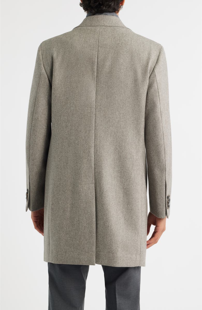 Jack Victor Delroy Wool Overcoat, Alternate, color, Oatmeal