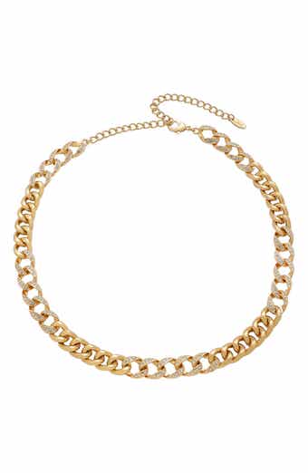Chunky Crystal Chain Necklace
