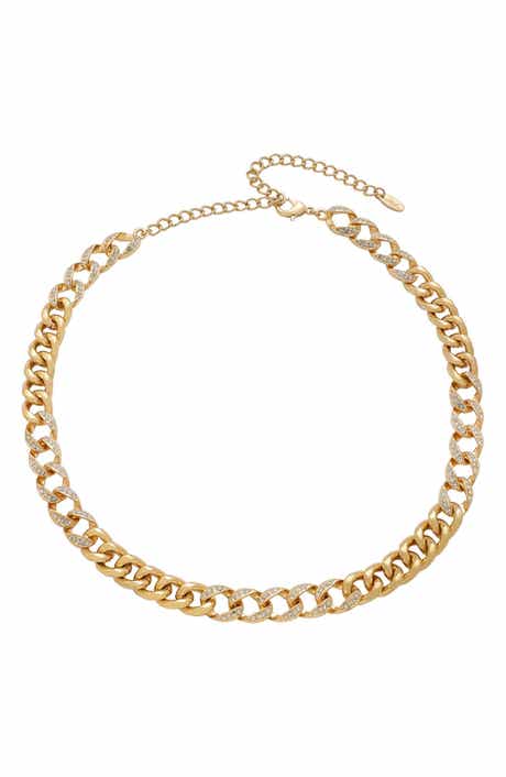Chunky Crystal Chain Necklace