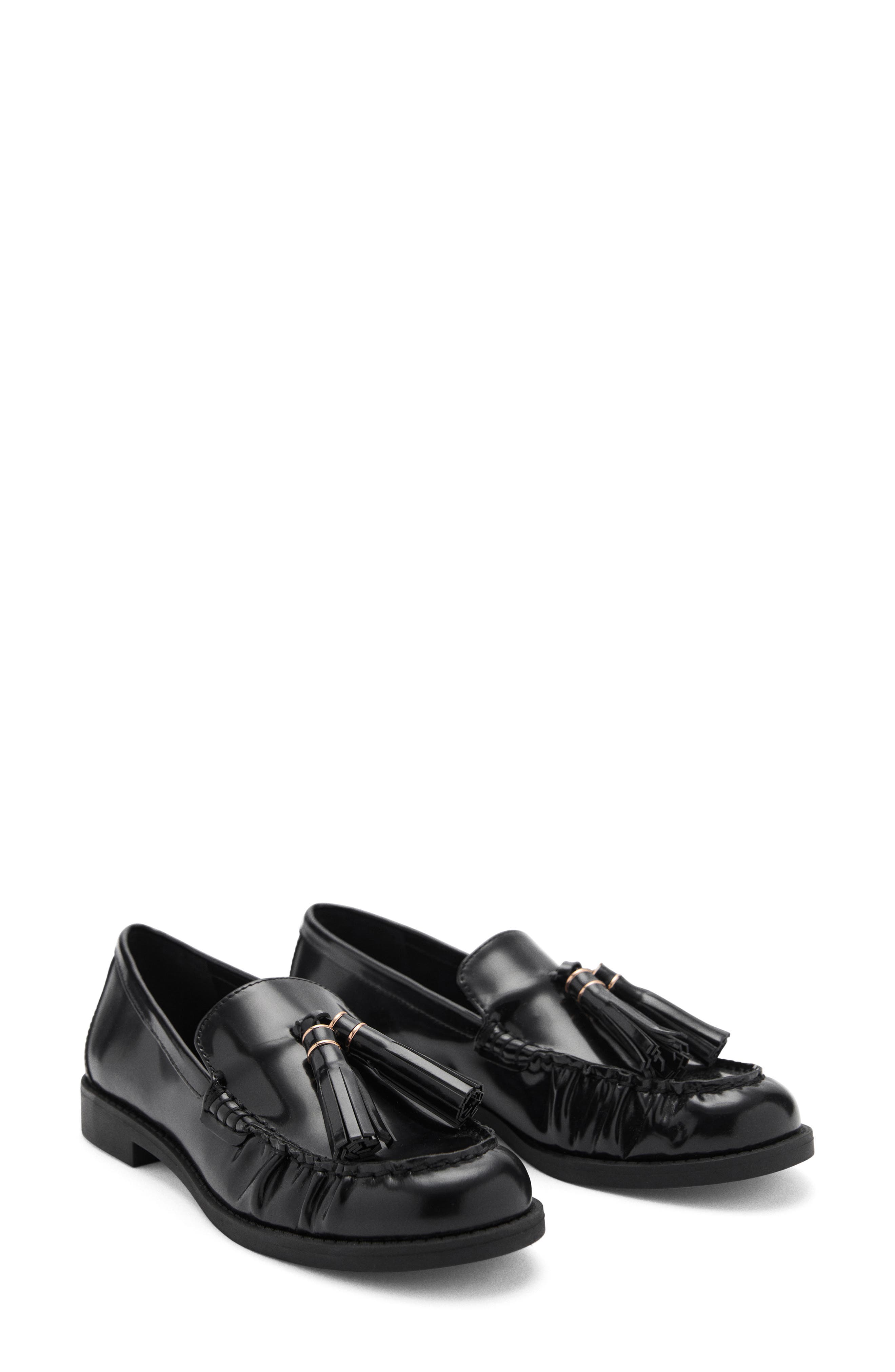 MANGO Two Tassel Loafer, Main, color, 