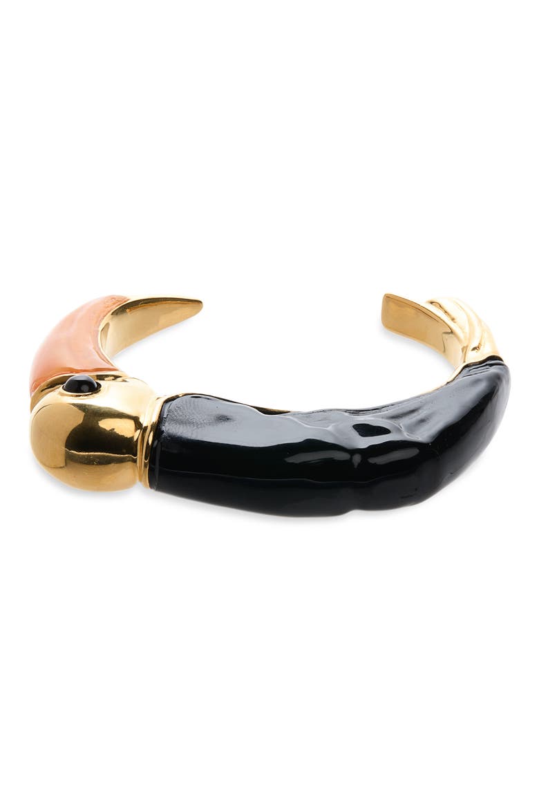 Tropicus Cuff Bracelet, Main, color, BLACK/ GOLD/ MULTICOLOR