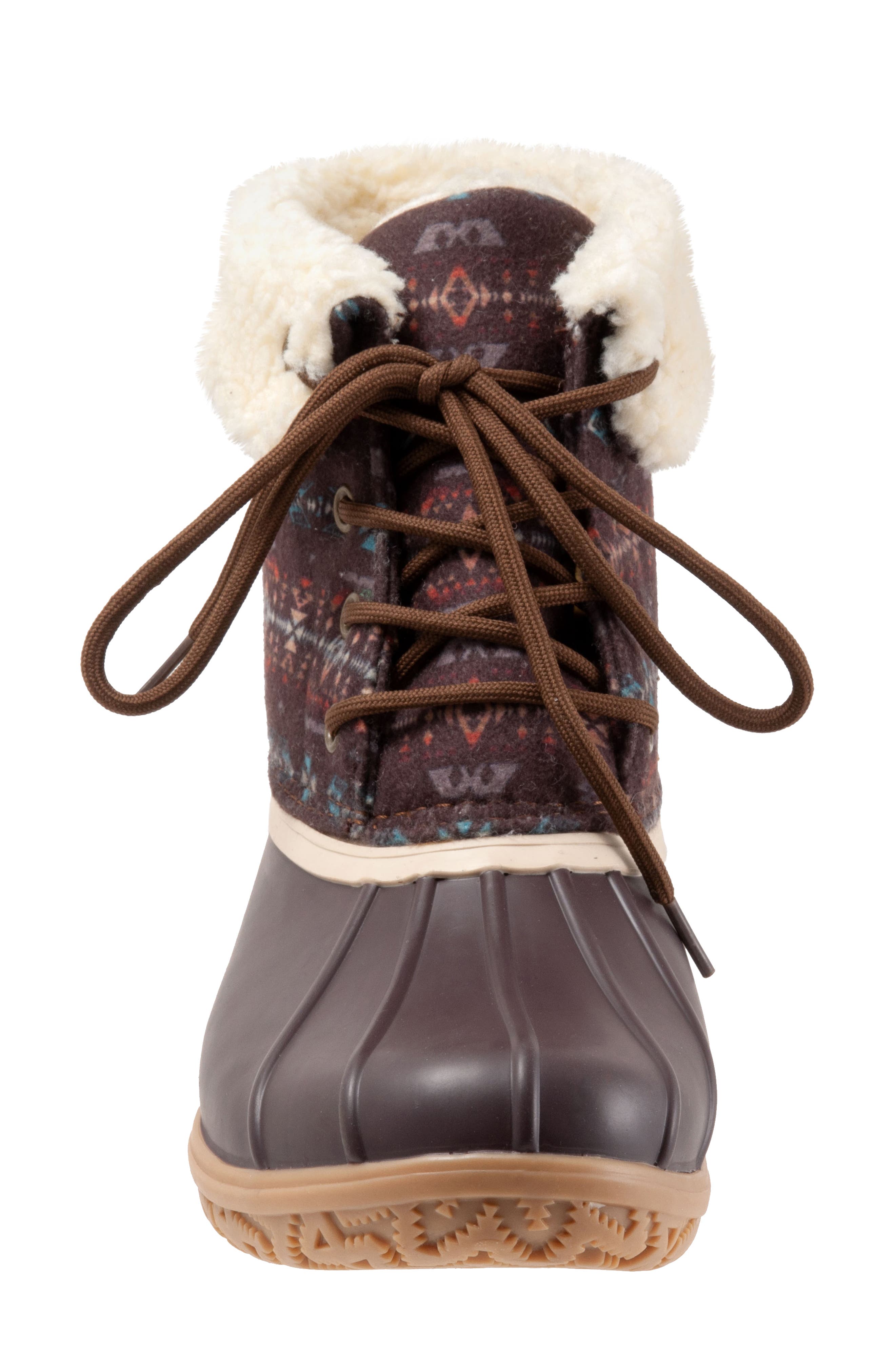 Pendleton Faux Shearling Lined Waterproof Duck Boot, Alternate, color, 