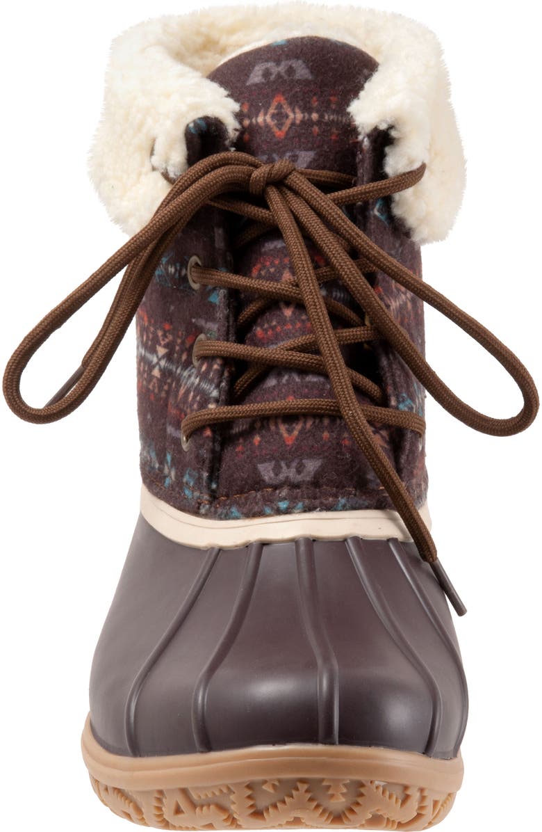 Pendleton Faux Shearling Lined Waterproof Duck Boot, Alternate, color,