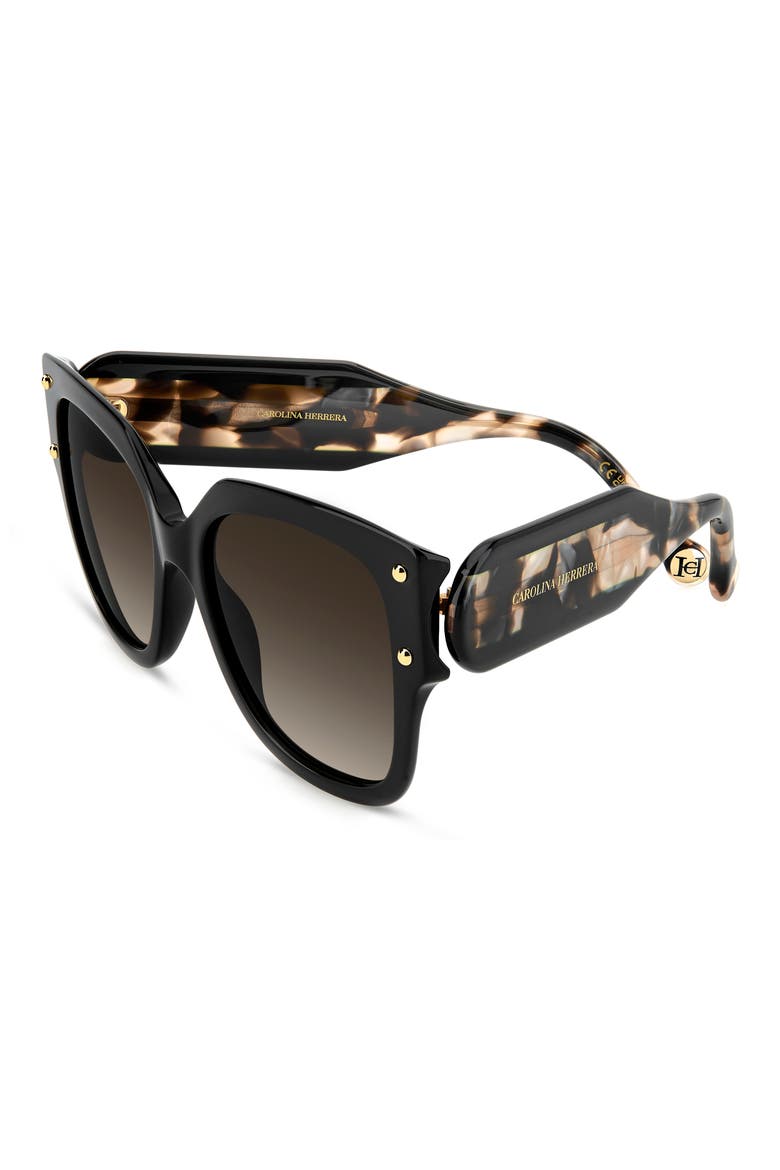 Her 55mm Gradient Square Sunglasses, Alternate, color, 0807-HA