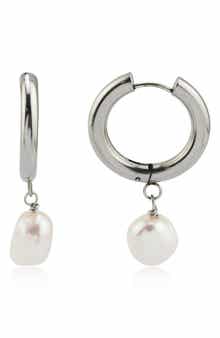REBL Faux Pearl Drop Earrings