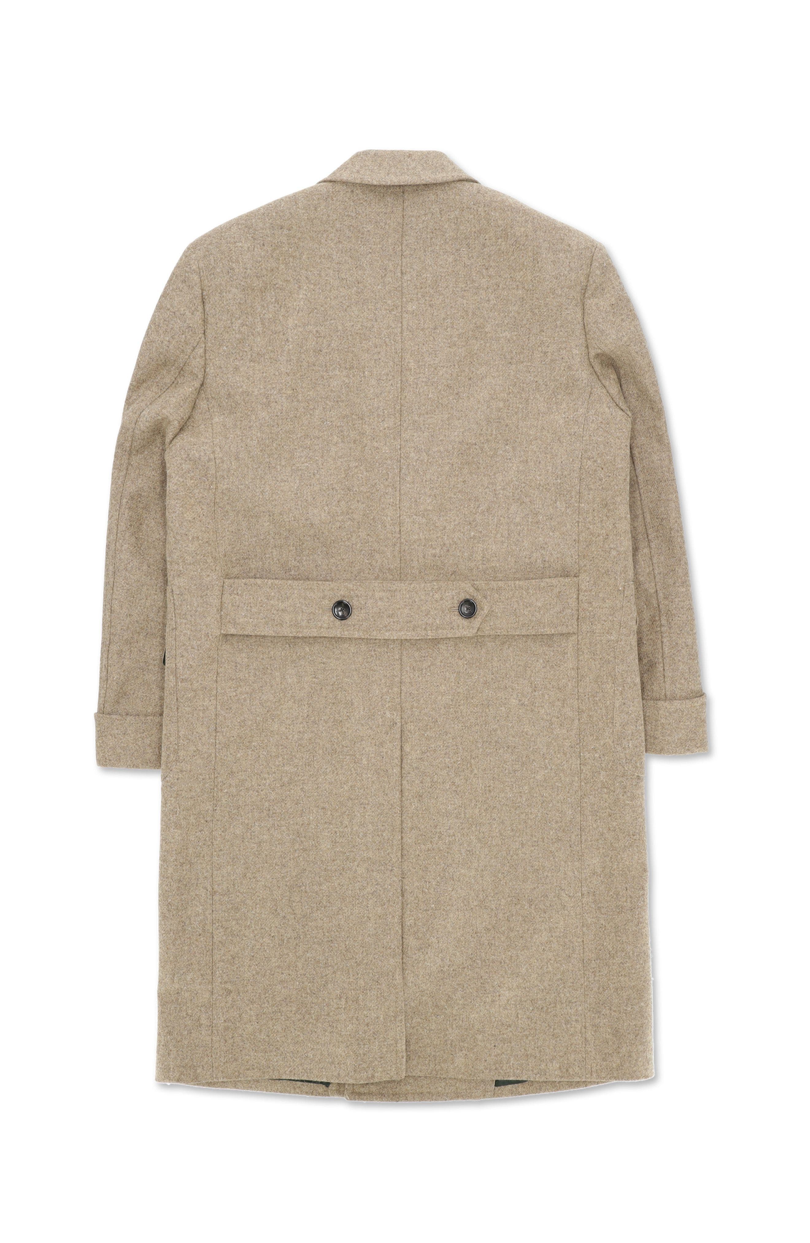 Bogart Breasted Herringbone Coat - image 2