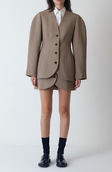 Herlipto Odette Wool-Blend Coat