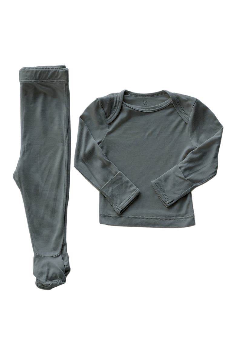 Fitted Two-Piece Pajamas, Main, color, SMOKED PEARL