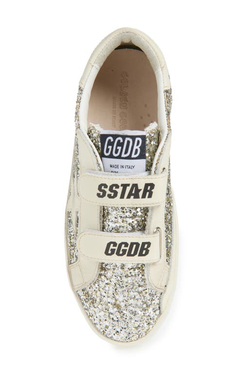 Golden Goose Kids' Old School Glitter Low Top Sneaker In Multi