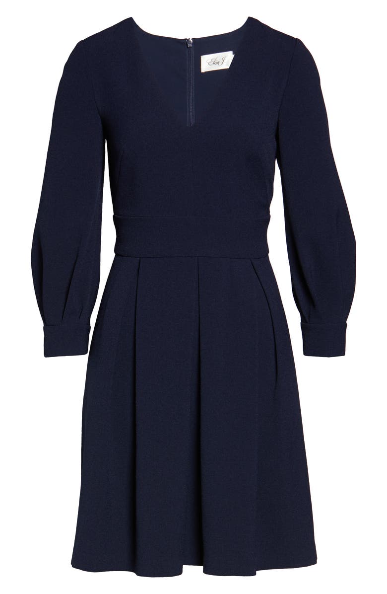 Eliza J Fit & Flare Dress, Alternate, color, 