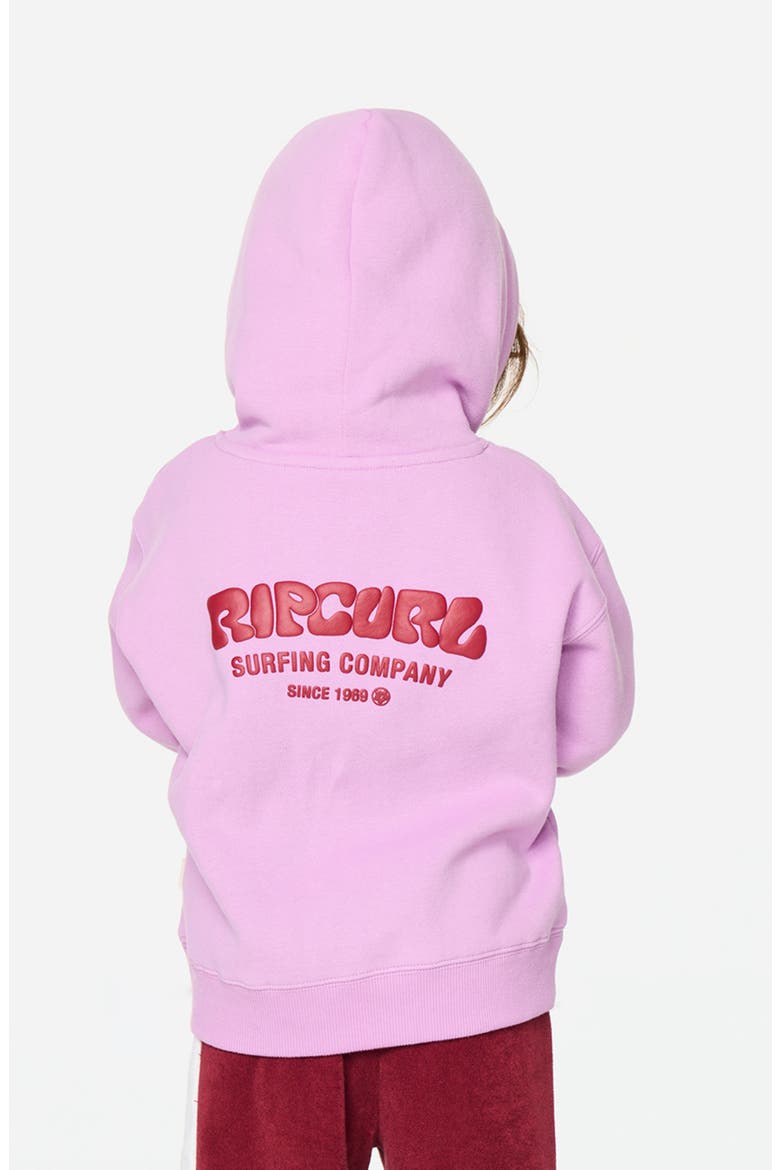 Kids' Surf Graphic Cotton Hoodie, Alternate, color, BRIGHT LILAC