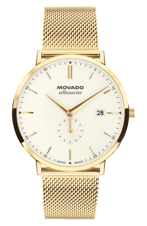 Heritage Silhouette Mesh Strap Watch, 40mm