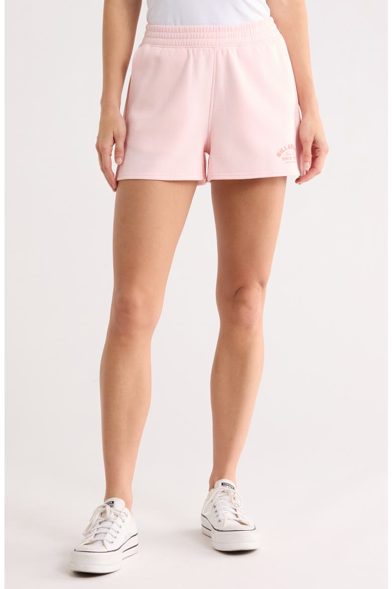 Wave Runner Fleece Shorts, Main, color, BLUSH