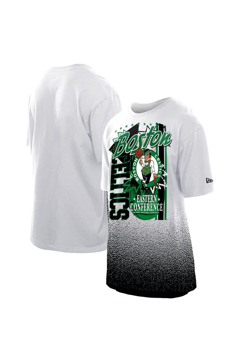 Men's New Era  White Boston Celtics Injection Sport Classics T-Shirt, Main, color, White