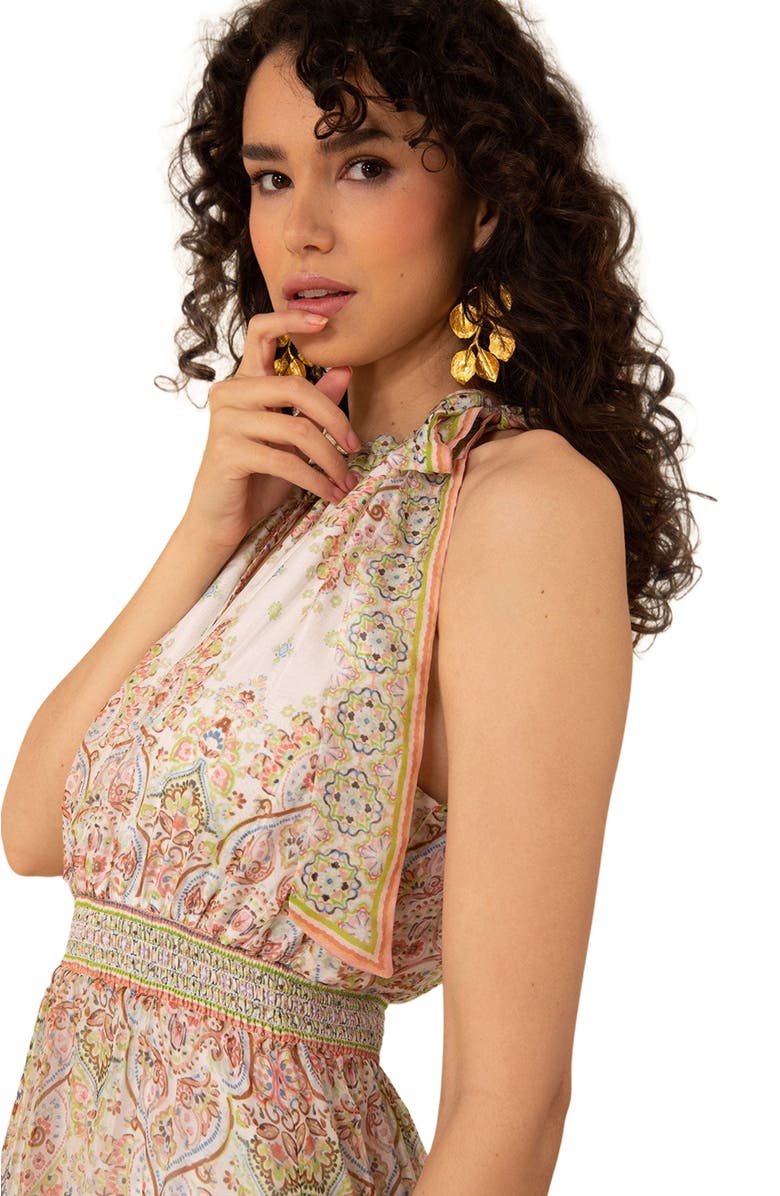 Hale Bob Vera Halter Maxi Dress, Alternate, color,