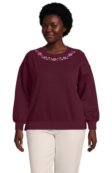 Plus Size Relaxed Serious Sweats Long Sleeve Crewneck Sweatshirt