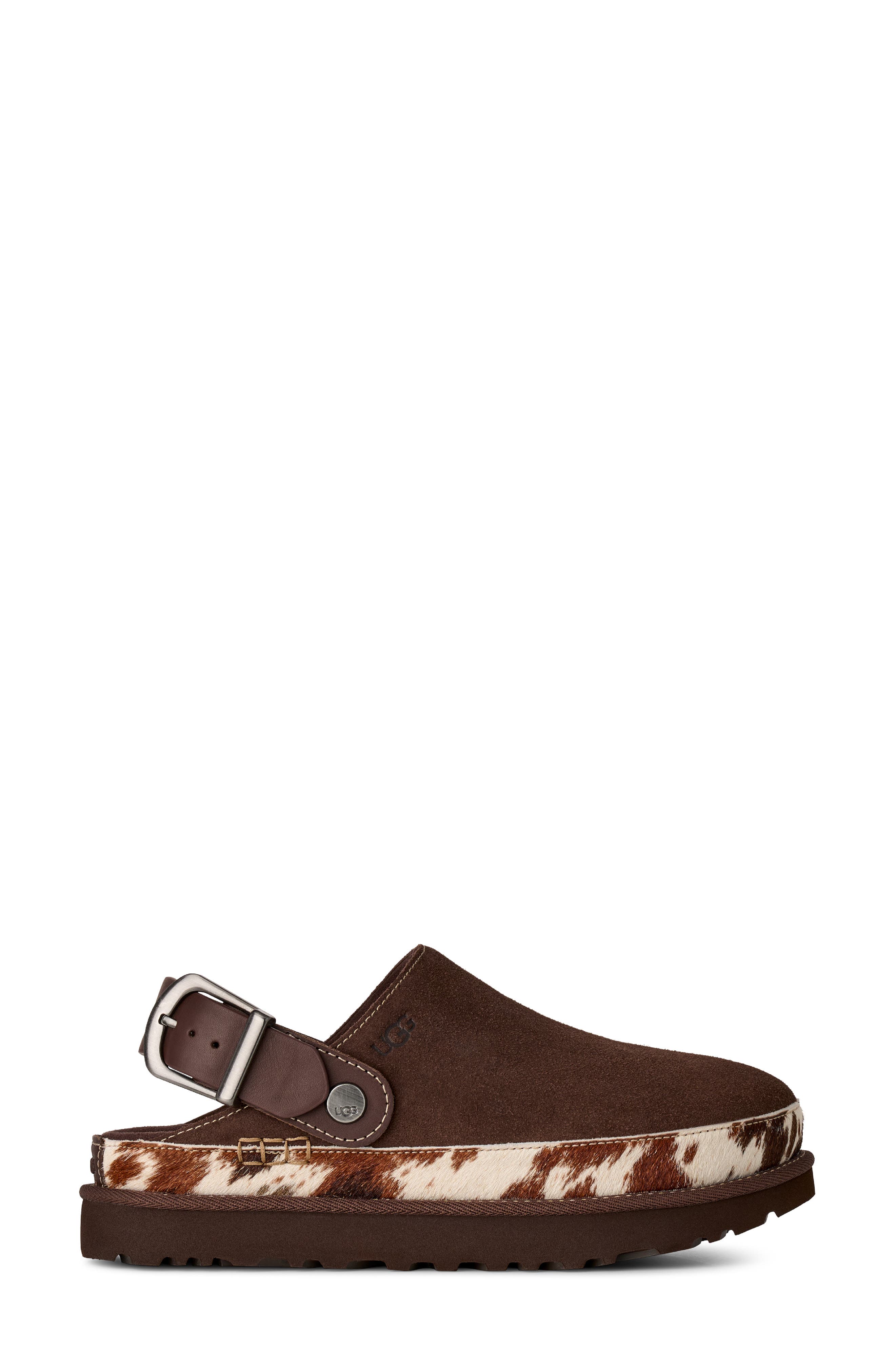 Goldenstar Western Leather Clog, Alternate, color, BURNT CEDAR