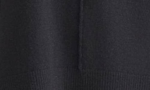 Jones New York Turtleneck Seam Front Bouclé Sweater In Black
