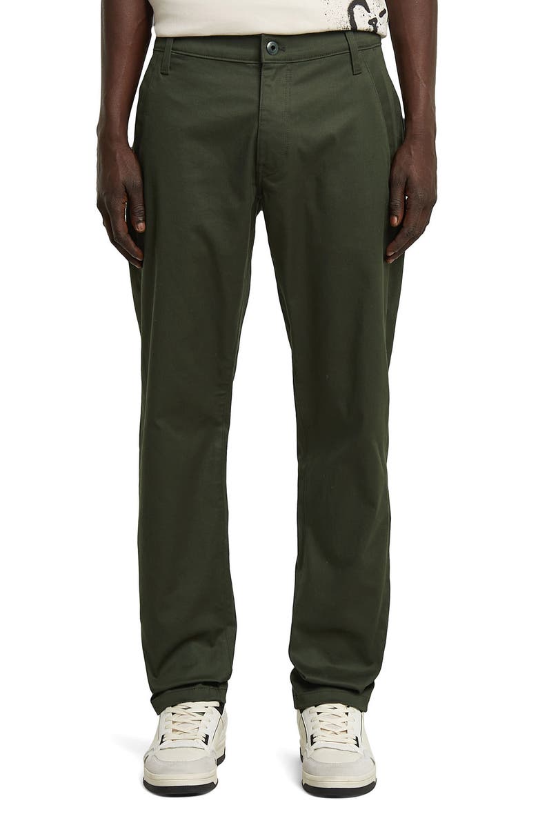 G-STAR Morry Tapered Leg Chinos, Main, color, Asfalt