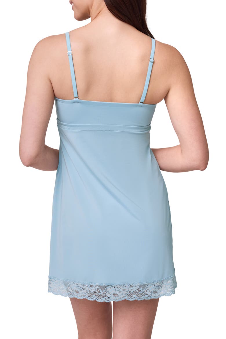 Lace Bust Support Chemise, Alternate, color, DEWDROP/CHANTILLY