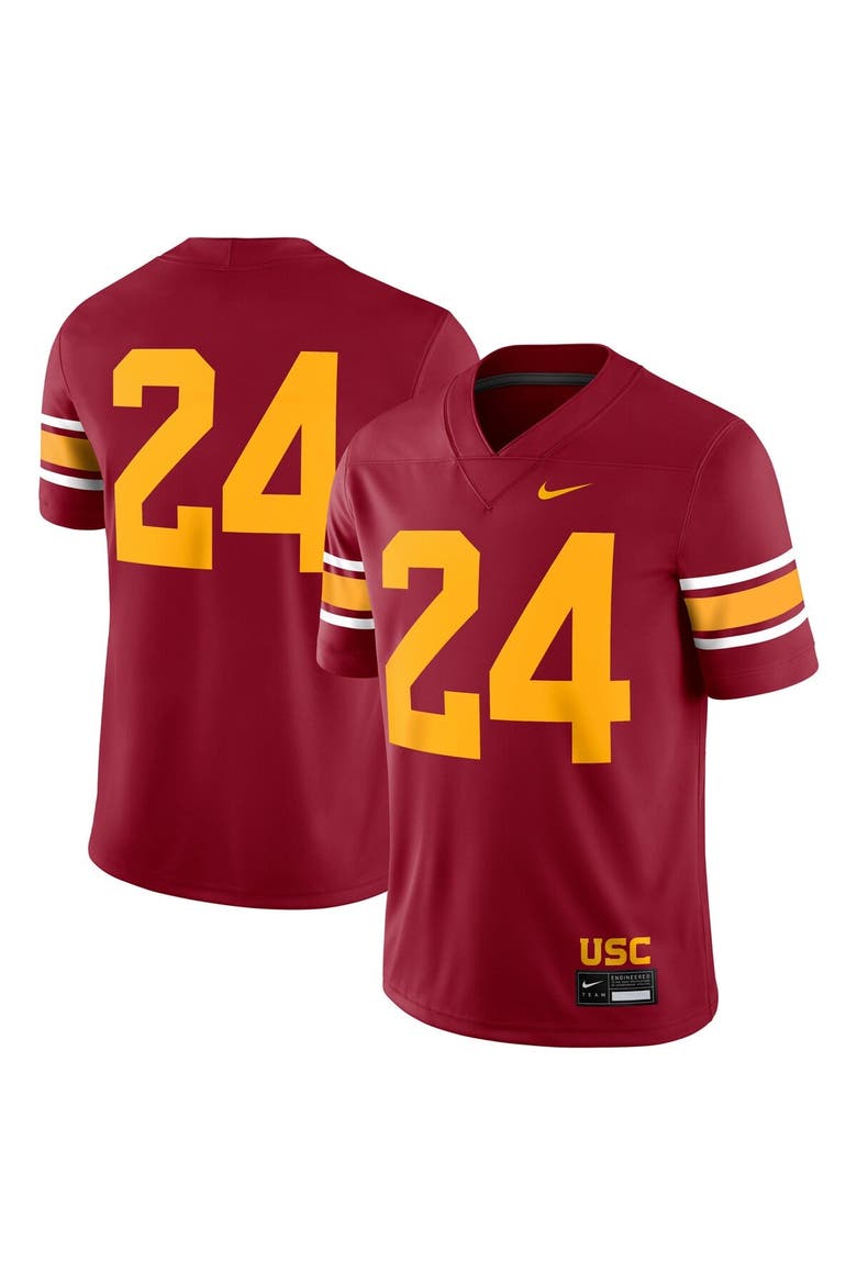 Men's Nike #24 Cardinal USC Trojans Alternate Game Jersey, Main, color, Cardinal