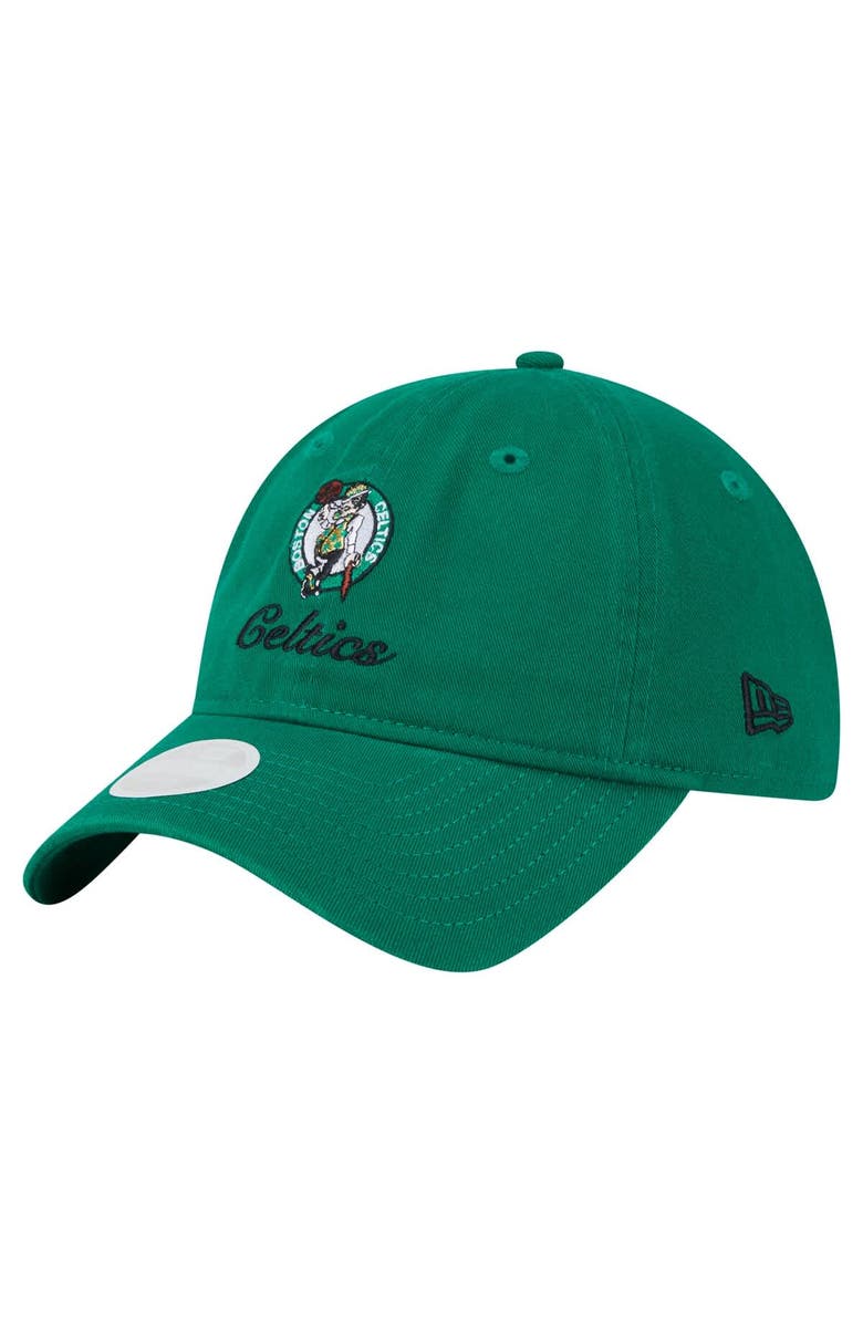 New Era Women's New Era  Kelly Green Boston Celtics Gameday Preppy 9TWENTY Adjustable Hat, Main, color, 