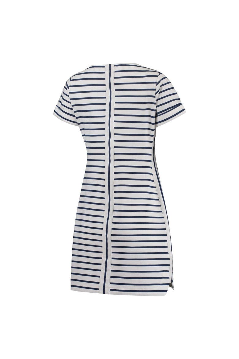 Women's Tommy Bahama White Chicago Bears Tri-Blend Jovanna Striped Dress, Alternate, color, White