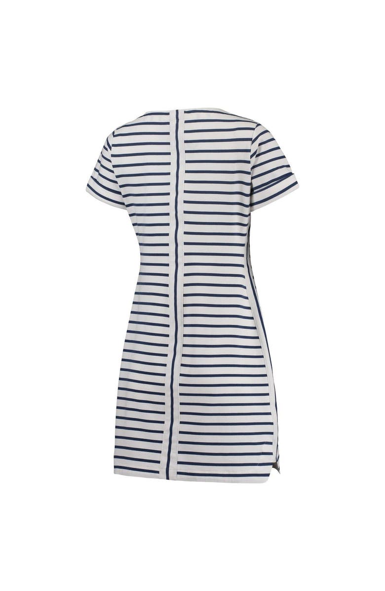 Tommy Bahama Women's Tommy Bahama White Chicago Bears Tri-Blend Jovanna Striped Dress, Alternate, color,