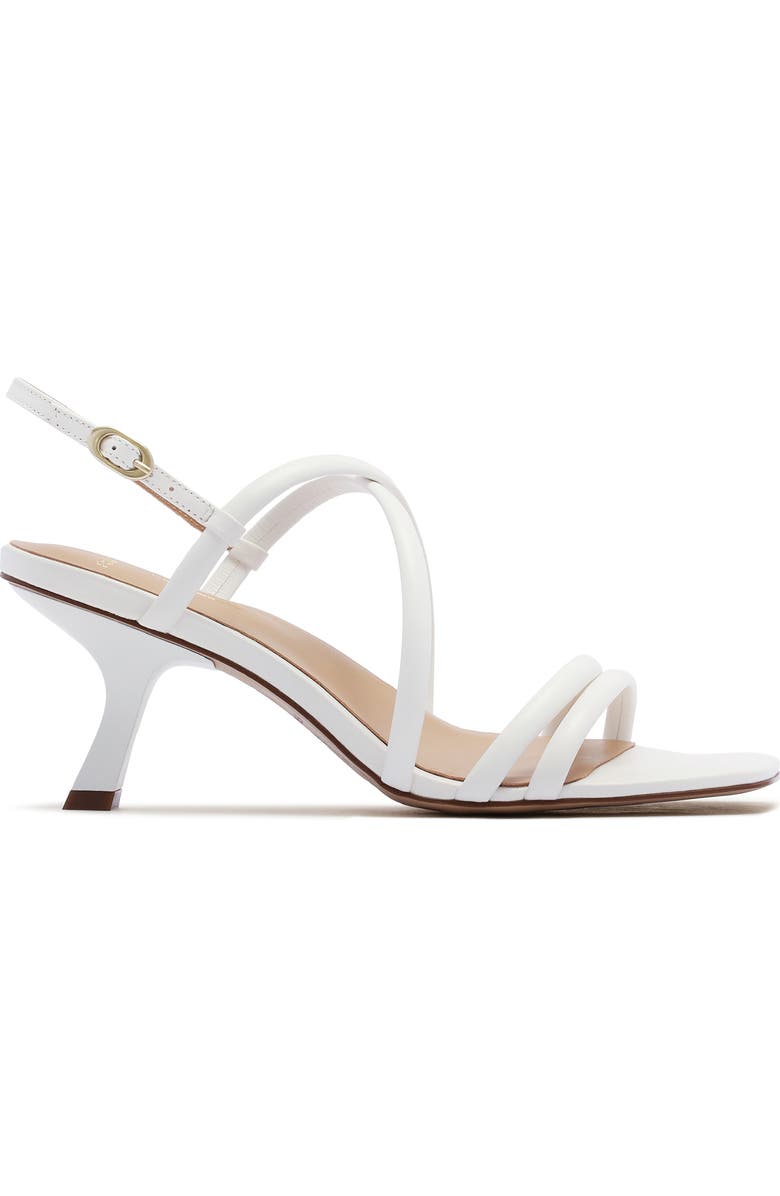 FRANKIE4 Giselle Ankle Strap Slide Sandal, Alternate, color, Soft White
