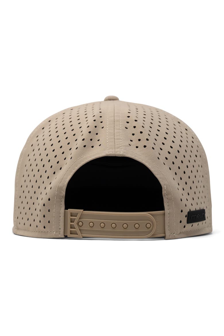 Trenches Icon Hydro Performance Snapback Hat, Alternate, color, KHAKI