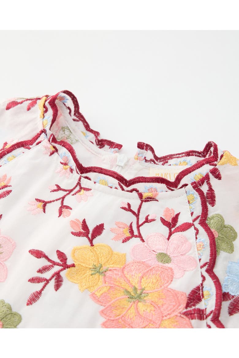 Penelope Cotton Embroidered Mini Dress, Alternate, color, Floral